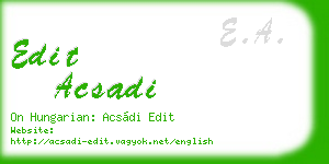 edit acsadi business card